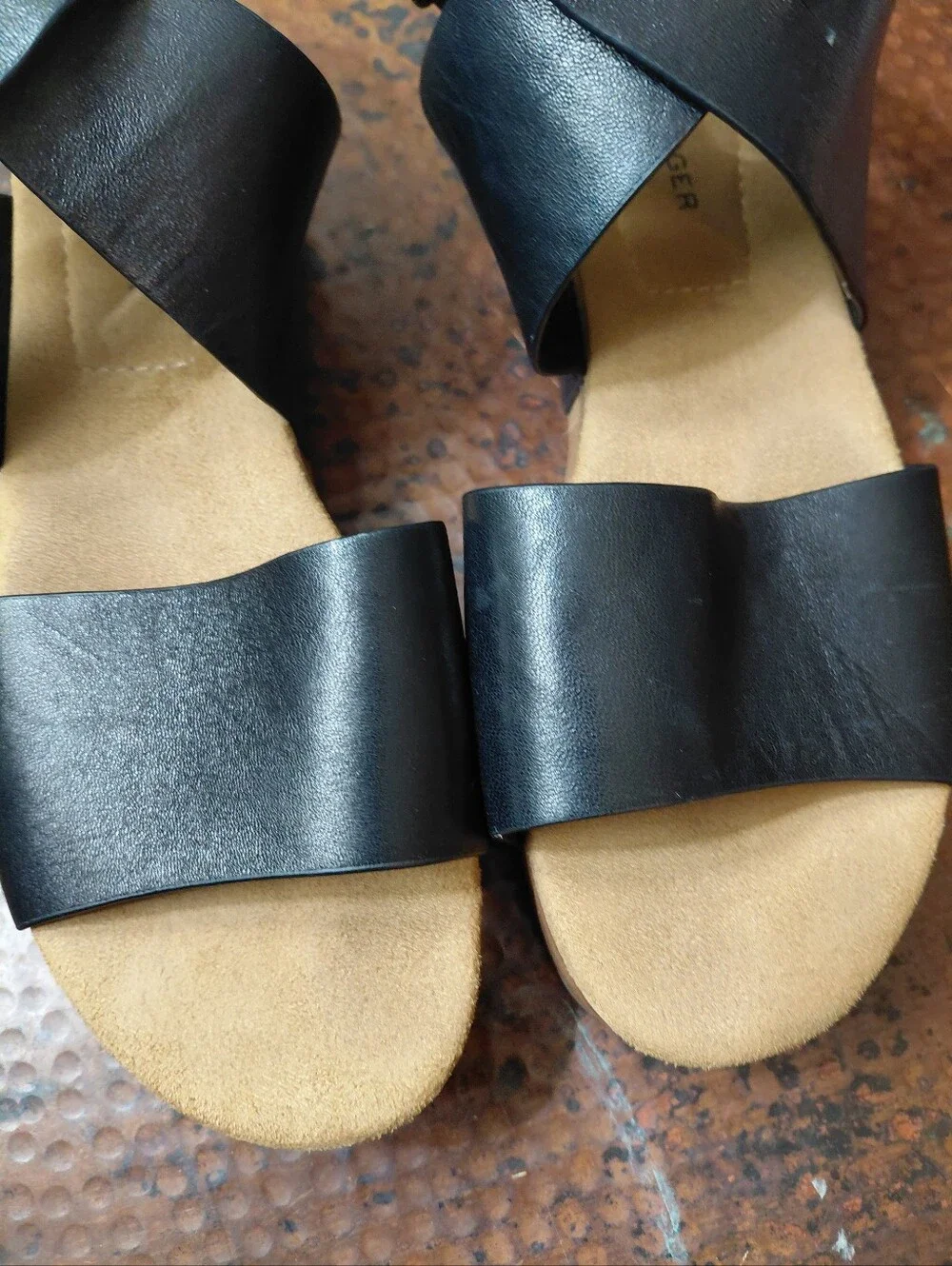 Kelsi Dagger x Anthropologie Sz. 7.5 Black Brooklyn Dune Platform Sandals